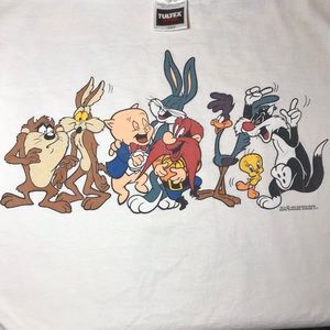 1993 Looney Tunes Characters Double Sided Tee
